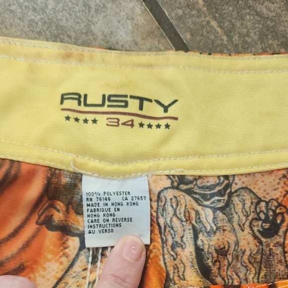 Rusty 34 Men's Board Shorts Swim - Picture 5 of 5